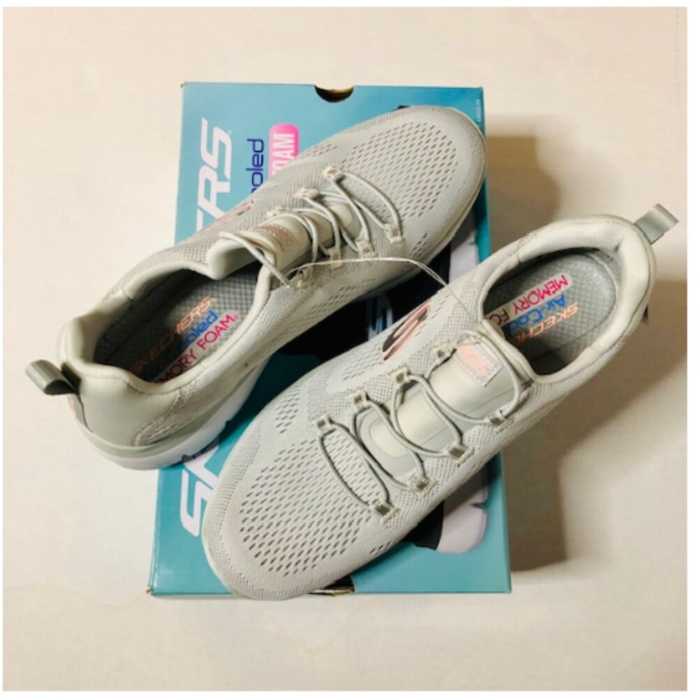 NEW! Skechers Ladies' Gray Summits Women's Slip-On Sneaker Shoes